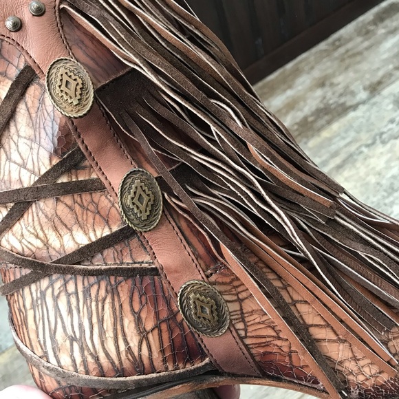BRAND NEW CORRAL FRINGE BOOTIES! - Picture 2 of 6